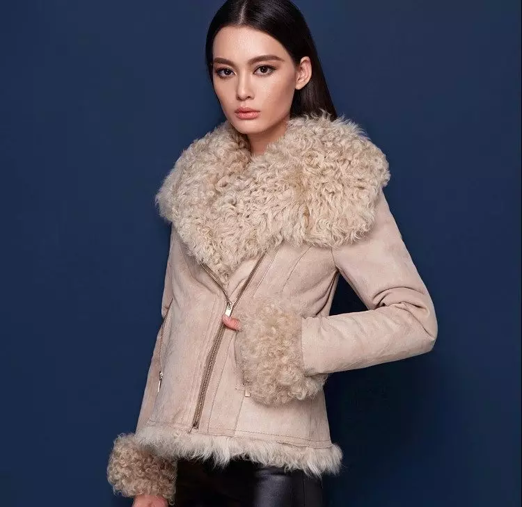 여성용 가벼운 양 스킨 (44 장의 사진) : 가을과 봄의 얇은 모델, 재킷 커버, 라이트, 리뷰 389_7
