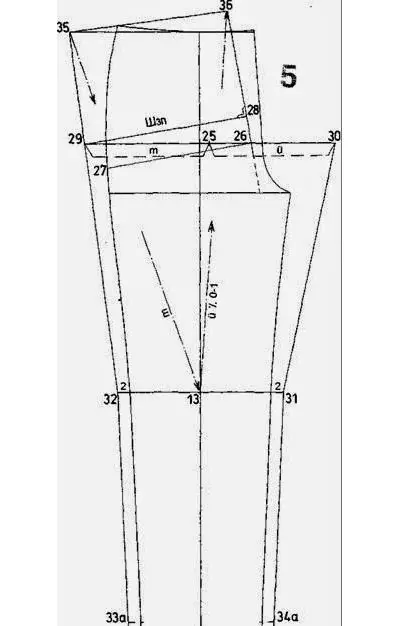 Modelul pantaloni (65 de fotografii): Cum de a construi modele de sex feminin sunt îngustate în partea de jos, cum să le coaseți cu propriile mâini pas cu pas pentru începători 3903_30