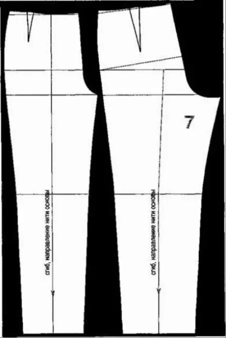 Modelul pantaloni (65 de fotografii): Cum de a construi modele de sex feminin sunt îngustate în partea de jos, cum să le coaseți cu propriile mâini pas cu pas pentru începători 3903_32