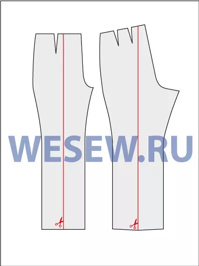 Modelul pantaloni (65 de fotografii): Cum de a construi modele de sex feminin sunt îngustate în partea de jos, cum să le coaseți cu propriile mâini pas cu pas pentru începători 3903_33