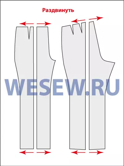 Modelul pantaloni (65 de fotografii): Cum de a construi modele de sex feminin sunt îngustate în partea de jos, cum să le coaseți cu propriile mâini pas cu pas pentru începători 3903_34