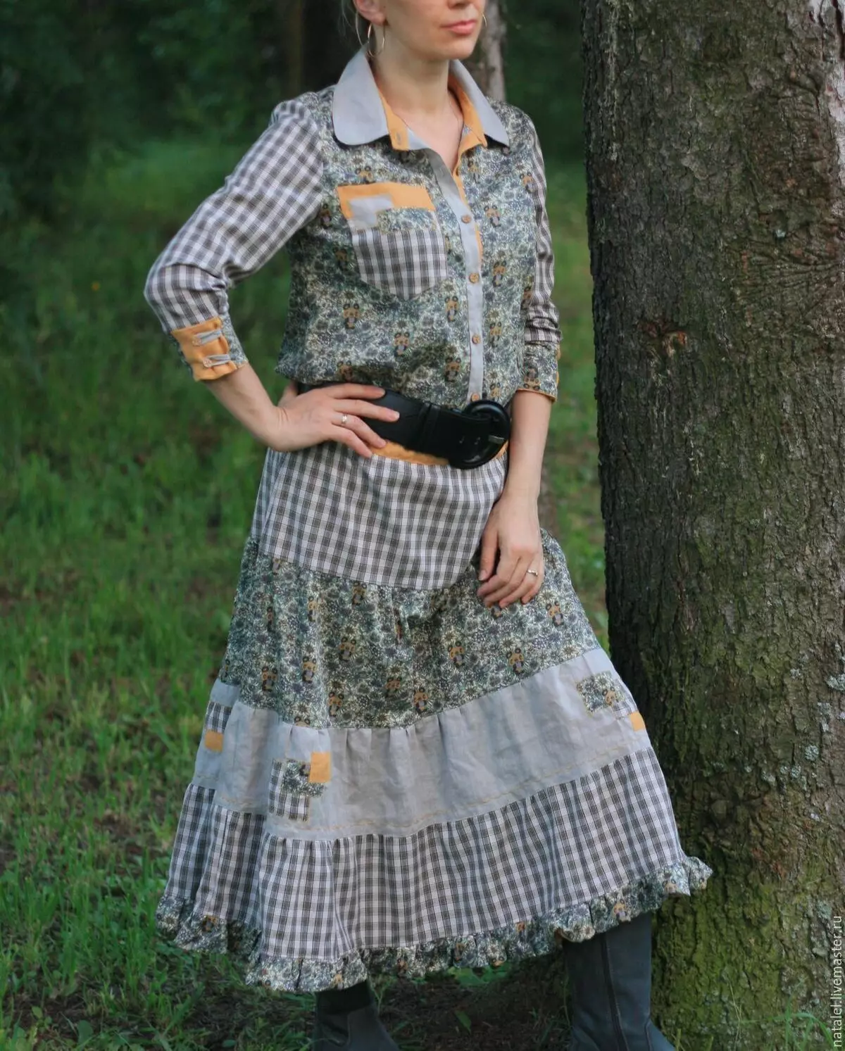 Bocho Dresses สำหรับผู้ที่มี 50 (66 รูป): ภาพรวมของชุดอื่น ๆ ที่สง่างามและเพศหญิงสำหรับเด็กอายุ 50 ปี 3935_25