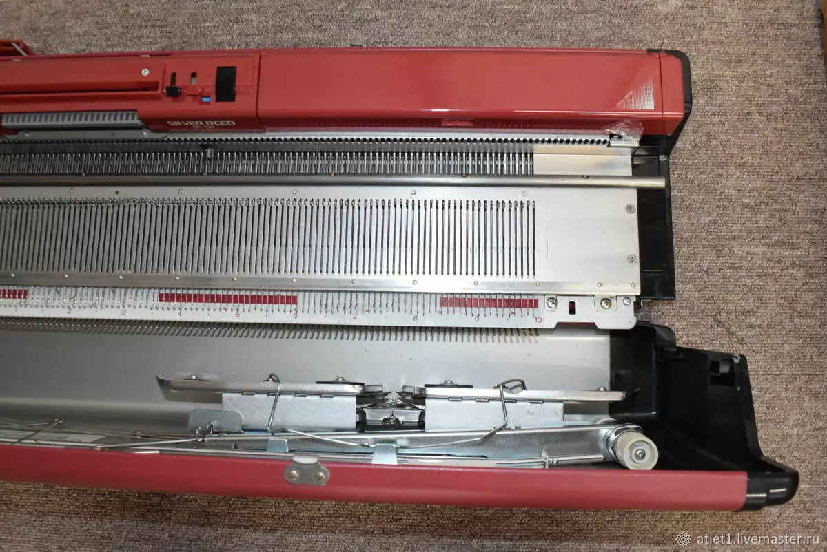 Silver Reed Knitting Machines: LK-150 in SK-280 / SRP-60N, SK-840 modeli. Enoposteljni, dvokazani in drugi 3952_14