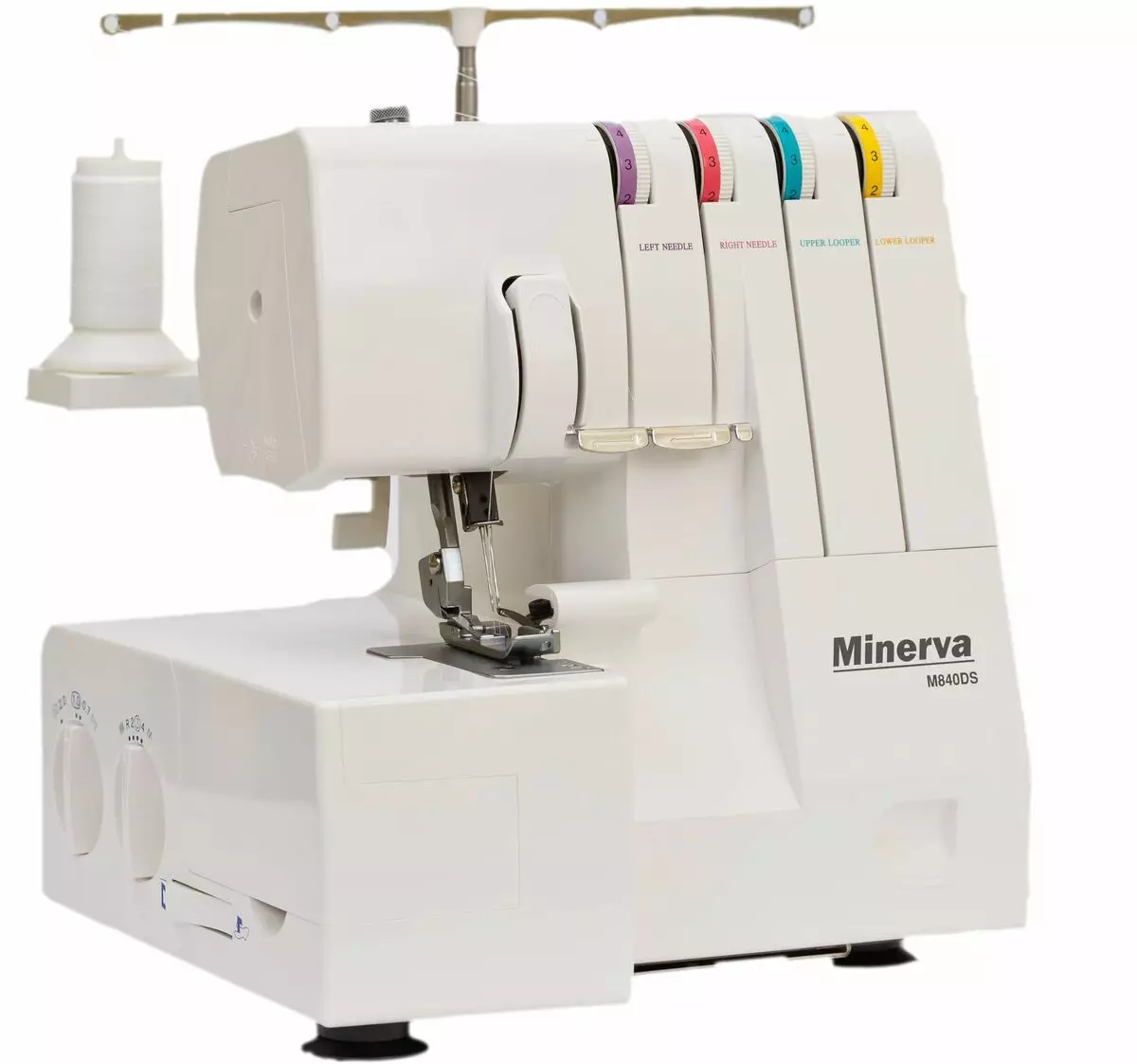 Minerva सिलाई मशीनें और ओवरलैप्स: फुट ड्राइव के साथ decorexpert, m32g और मॉडल। निर्माता देश और समीक्षा समीक्षा 3953_2