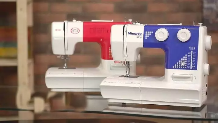 Macchine per cucire Minerva e Overlock: Decorexpert, M32G e modelli con azionamento del piedino. Produttore Paese e recensioni Recensioni 3953_9