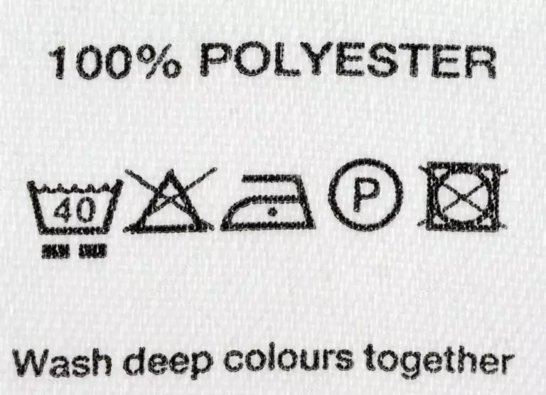 Kepiye Mbusak Polyester? Apa suhu kanggo ngumbah 100% poliester ing mesin mesin cuci? Apa kain lenggah sawise ngumbah? 3982_19