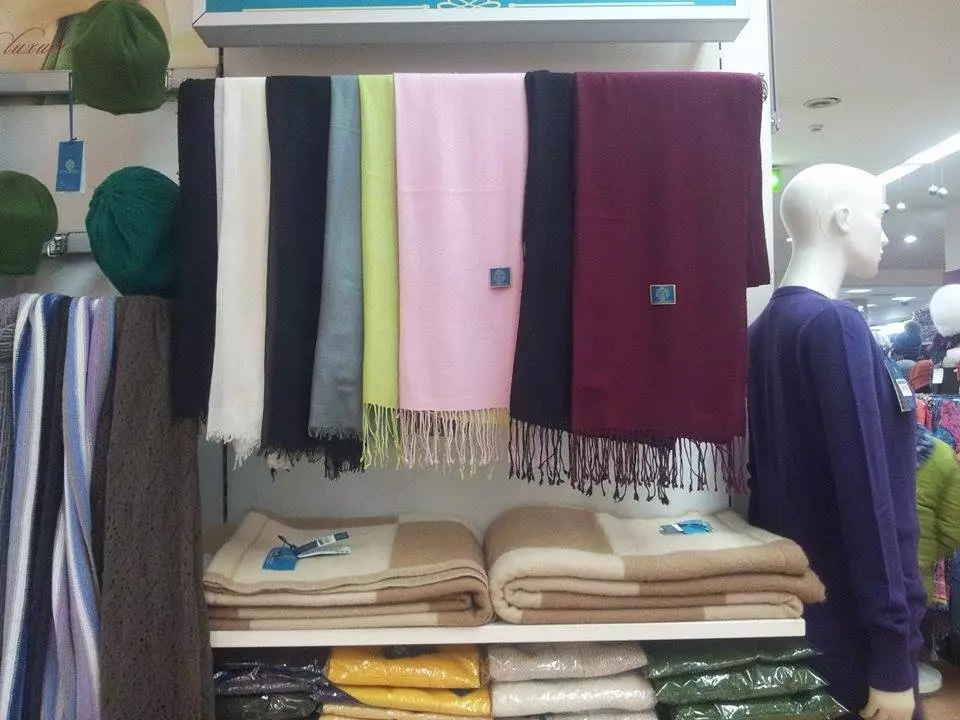 ម៉ុងហ្គោលី Cashmere: លក្ខណៈពិសេសនៃការផលិតនិងជម្រើសនៃក្រណាត់ពីម៉ុងហ្គោលីការពិនិត្យអតិថិជន 4024_12