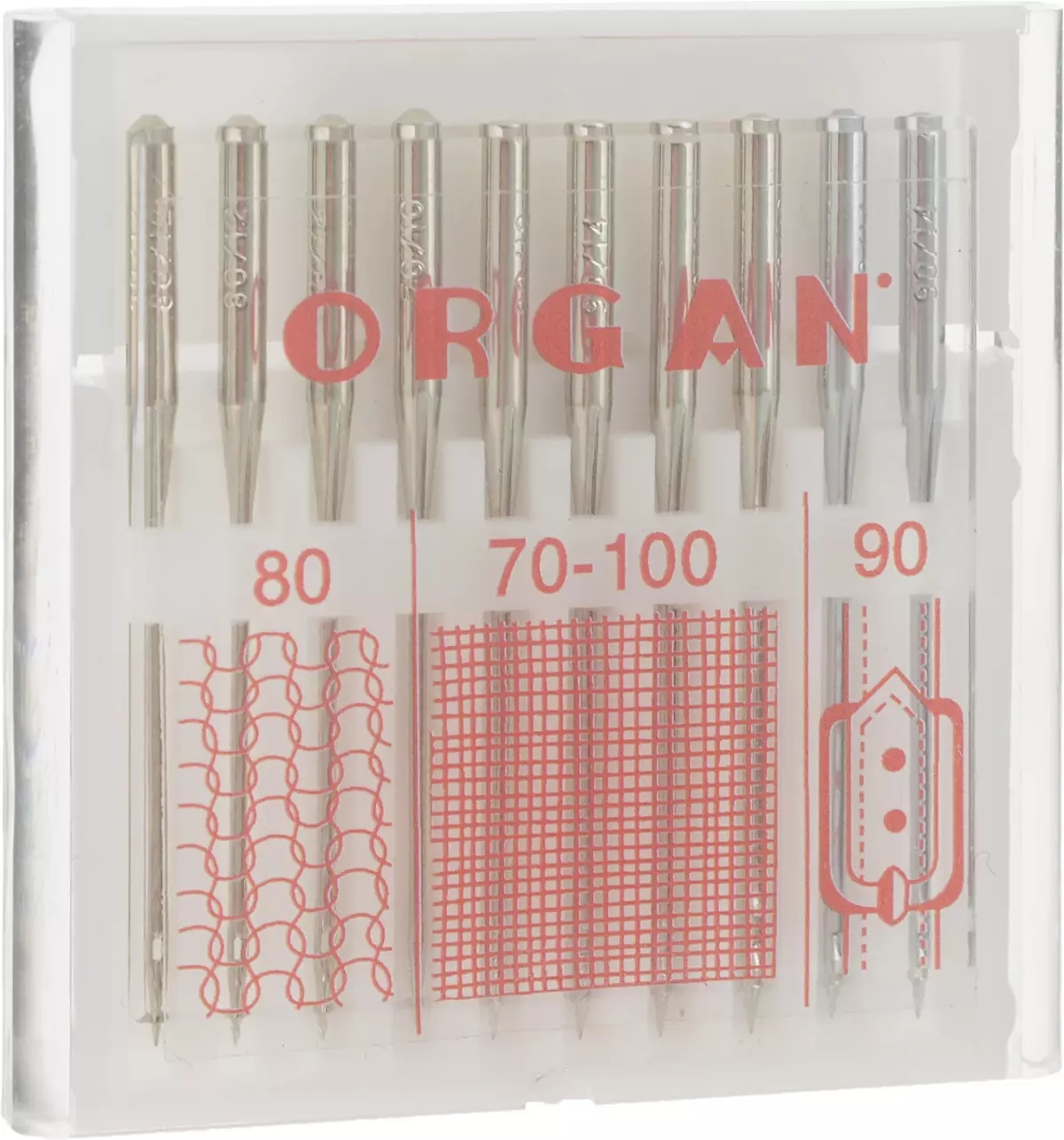 Семавик какие иглы подходят. Иглы набор Organ Combi 70-100/10. Иглы набор Organ Combi 70-100. Organ иглы для швейных машин. Иглы для бытовых швейных машин №100 10шт.