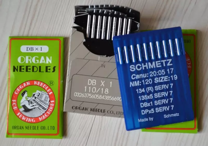 Needles for sewing machines: How to choose a set of needles for a household machine? Numbers and sizes needles, types of needles and labeling table 4086_3