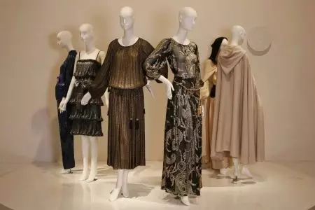 Συλλογή καφέ φόρεμα Yves Saint-Laurent
