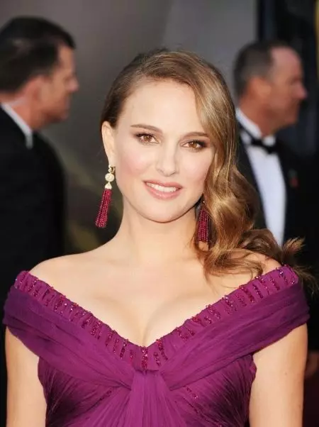 Šminka za ljubičastu haljinu Natalie Portman
