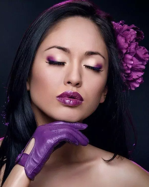 Makeup me hije purple