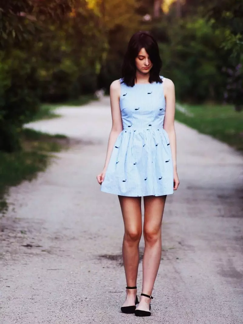 Ніжно-блакитна сукня