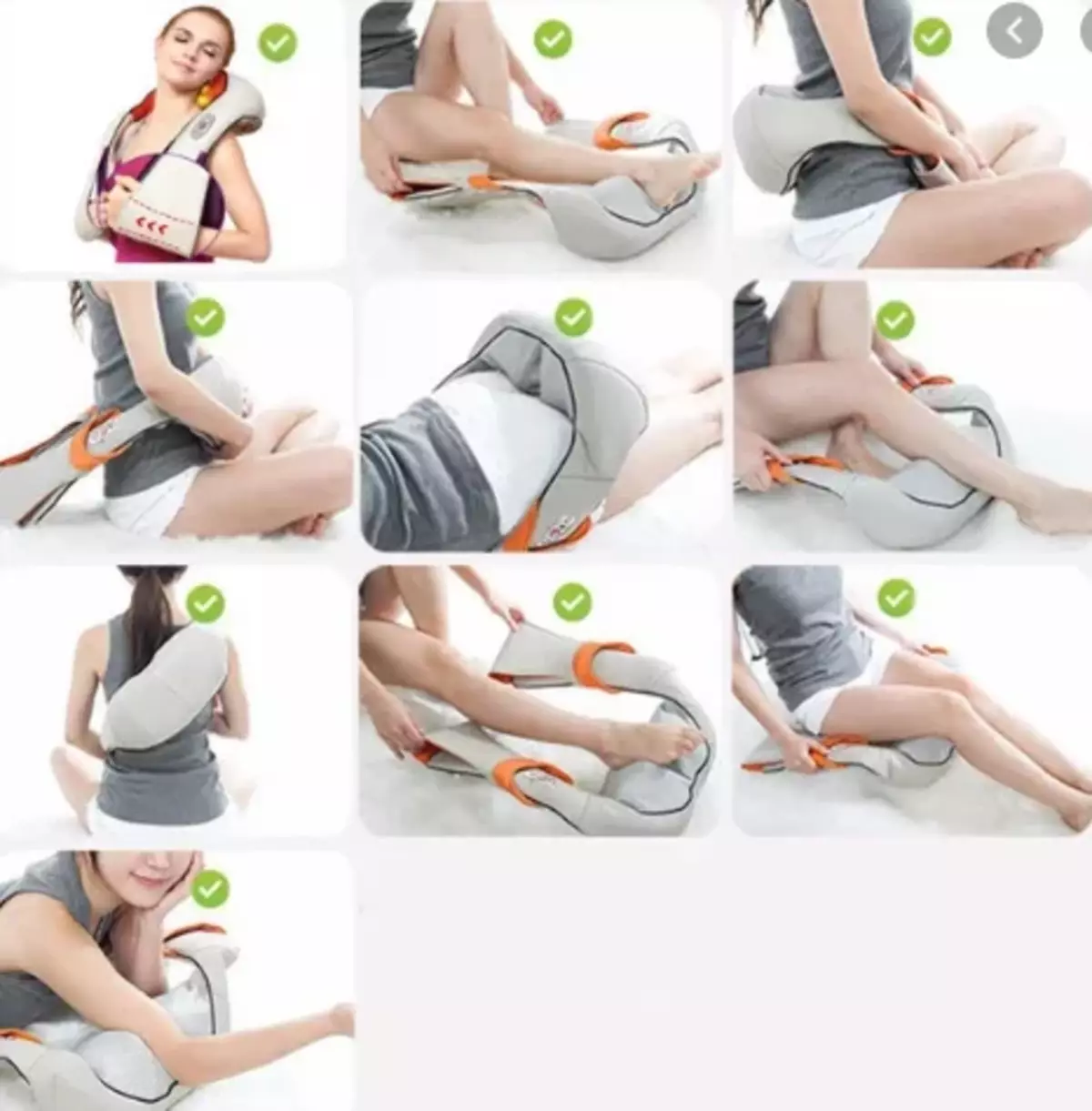 Centek Massagers: Overzicht Massager voor nek CT-2198 en CT-2197. Hoe te gebruiken? klanten-reviews 4162_11