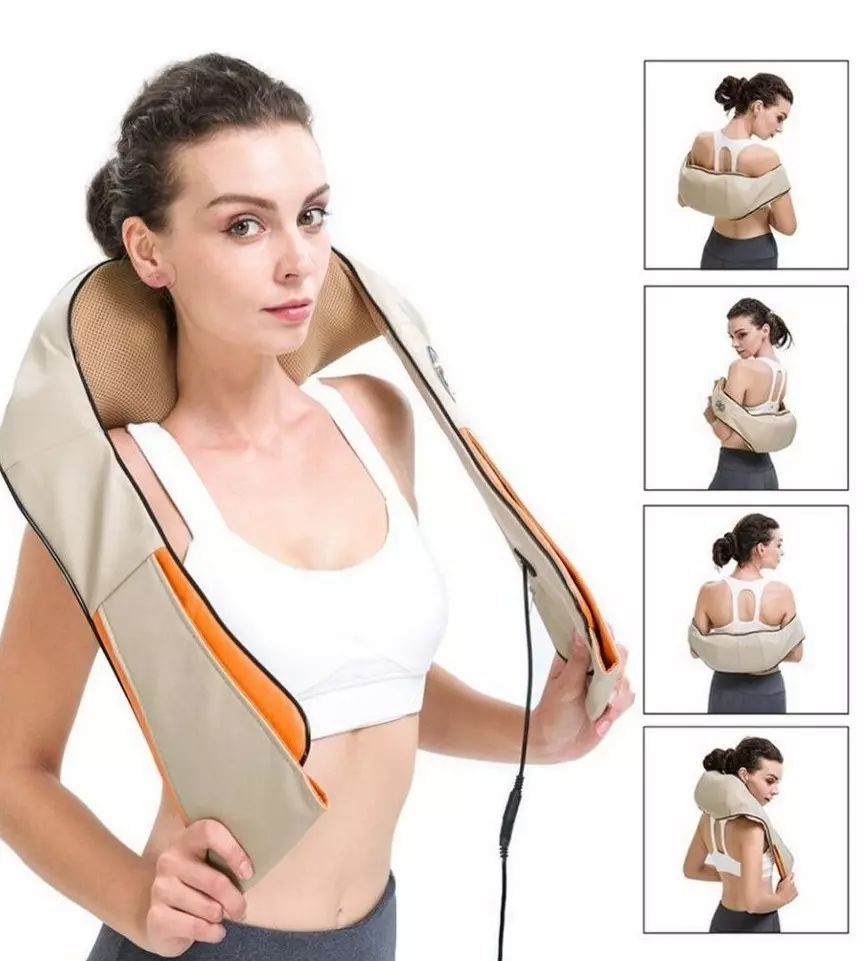 Centek Massagers: Overzicht Massager voor nek CT-2198 en CT-2197. Hoe te gebruiken? klanten-reviews 4162_12