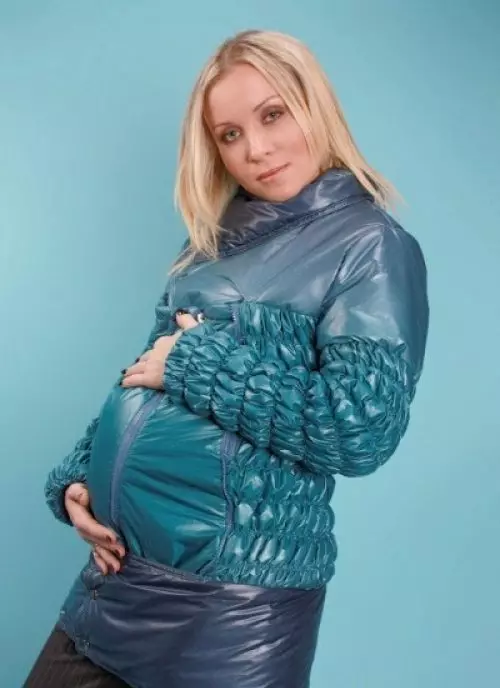 Слінгокуртки для вагітних (46 фото): моделі, зимові