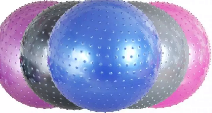 Massage bollar: igelkottar med spikar och dubbla bollar utan dem för barn och vuxna, massagerar 