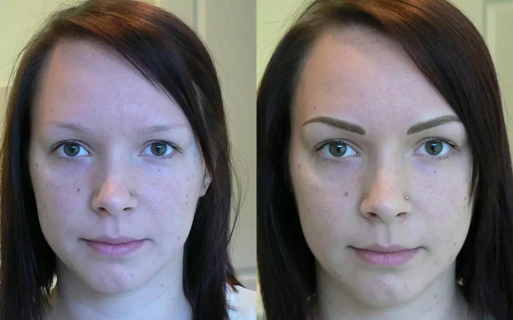 Was ist besser: Tätowierung oder microblading Augenbrauen? 56 Foto Was ist der Unterschied zwischen nanoskaligen von Permanent Make-up ist 4294_36