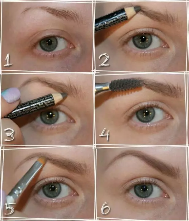How to pinpose your eyebrows? 80 photos How to pull out without pain at home step by step, beautiful examples 4307_19