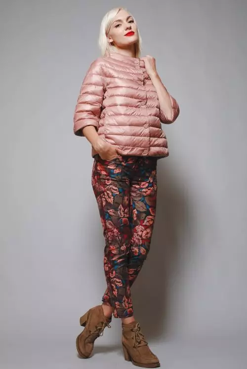 유행 재킷 2021 (199 사진) : 세련된 여성 모델, 칼라 칼라, 방수없이 431_197