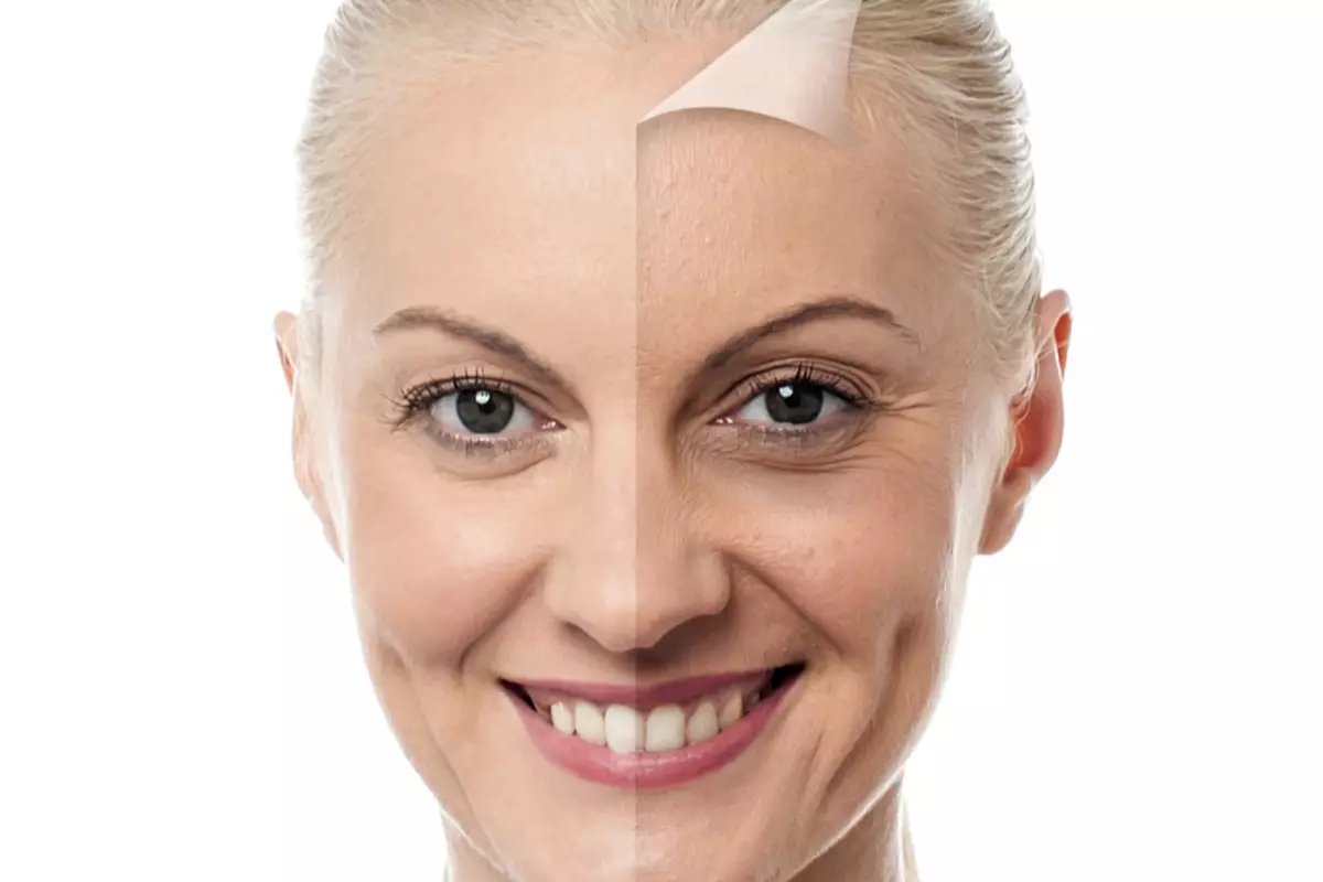 Anti-novecošanās kosmētika: sejas kosmētika reitings pēc 40-50 un 60 gadiem. Labākā kosmētika vecuma ādai 35 gadus vecas sievietes 4366_3