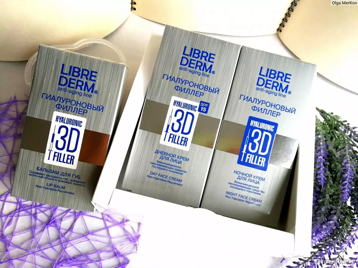 Librederm Cosmetics: επιλογή κεφαλαίων ανά ηλικία για πρόσωπο με υαλουρονικό οξύ και άλλα προϊόντα. Κριτικές για Cosmetologists και αγοραστές 4395_21