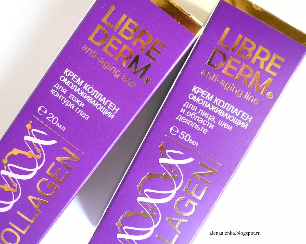 Librederm Cosmetics: επιλογή κεφαλαίων ανά ηλικία για πρόσωπο με υαλουρονικό οξύ και άλλα προϊόντα. Κριτικές για Cosmetologists και αγοραστές 4395_22