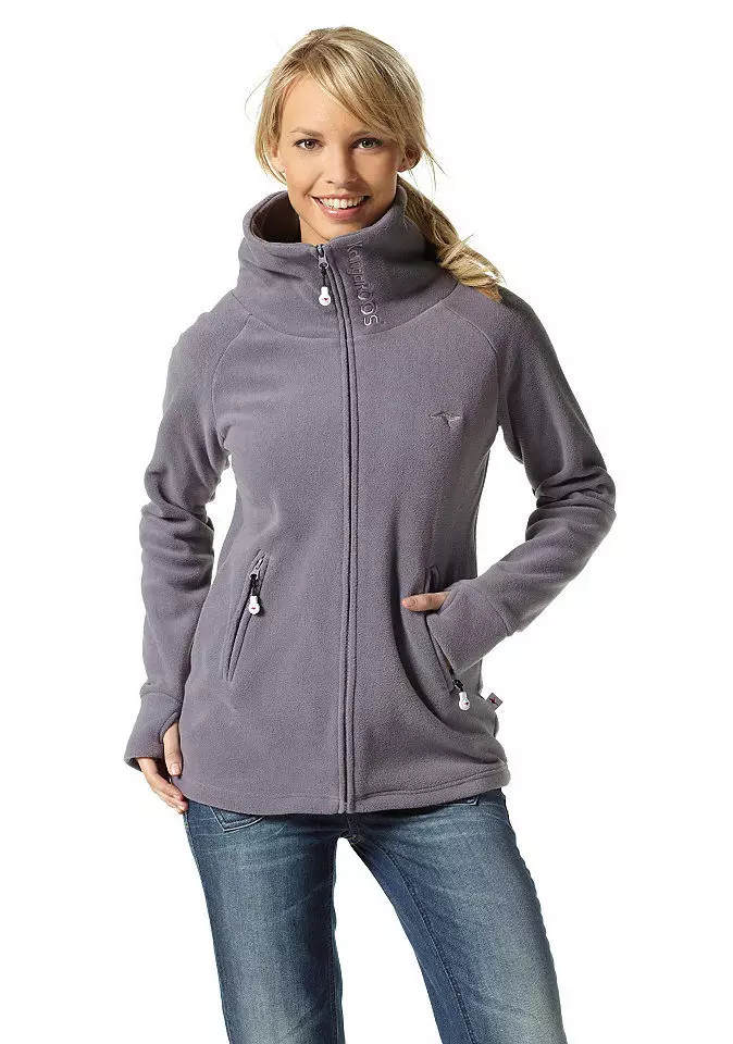 Jaqueta de lã feminina: capuz, jaquetas táticas de lã, tamanhos grandes para 441_36