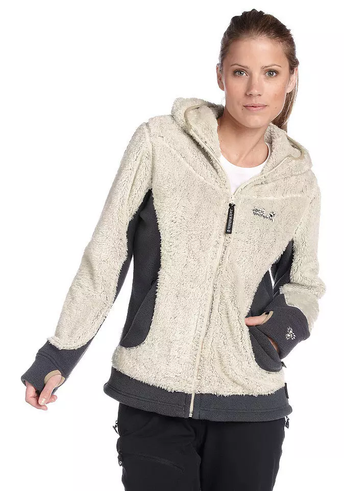 Women's Fleece Jacket: Hooded, Tactical Fleece Jackets, Store Størrelser for Full 441_40