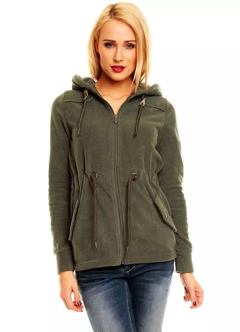 Jaqueta de lã feminina: capuz, jaquetas táticas de lã, tamanhos grandes para 441_8