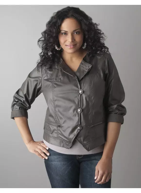 재킷 자켓 (30 장의 사진) : 여성 모델, 무엇을 입을 수 있는지 449_18