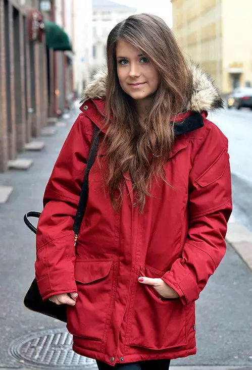 冬の女性のジャケット（132写真）：ファッションモデル冬2021、スポーツ、毛皮、選ぶ方法 452_15
