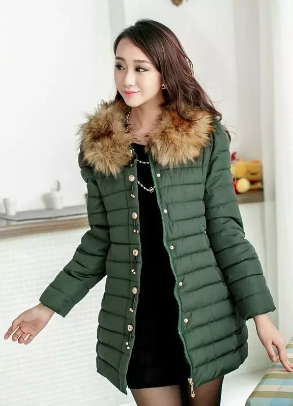 Jaket Wanita Musim Dingin (132 Gambar): Model Mode Musim Dingin 2021, Olahraga, Dengan Bulu, Cara Memilih 452_68