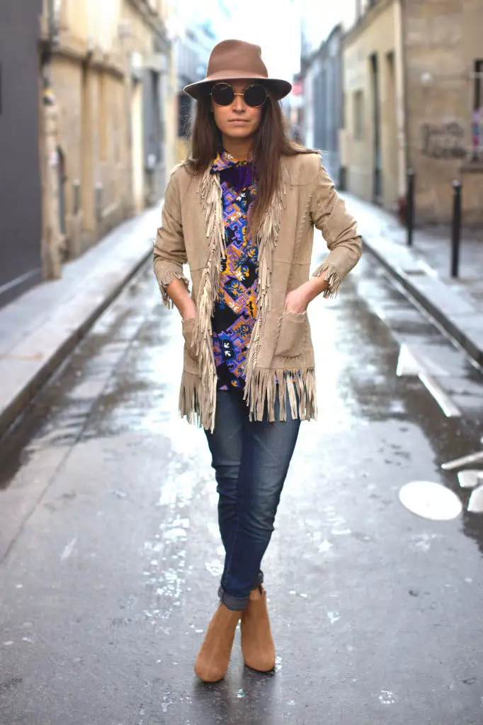 스웨이드 여성 재킷 (52 사진) : 착용 할 것과 스웨이드에서 재킷을 선택하는 방법 454_49