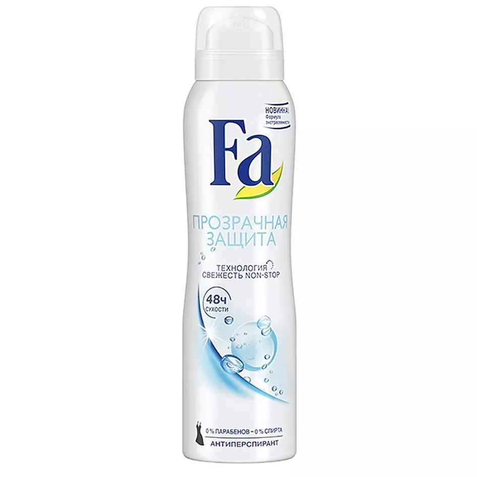 Deodorant Fa: Ball-Deodorants ohne Aluminiumsalze, Sprays-Antitranspirantien 