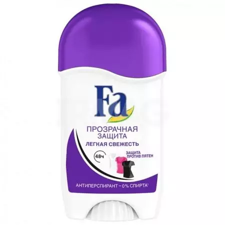Deodorantea FA: Ball Deodorants aluminiozko gatzik gabe, spray-antiperspiranteak 