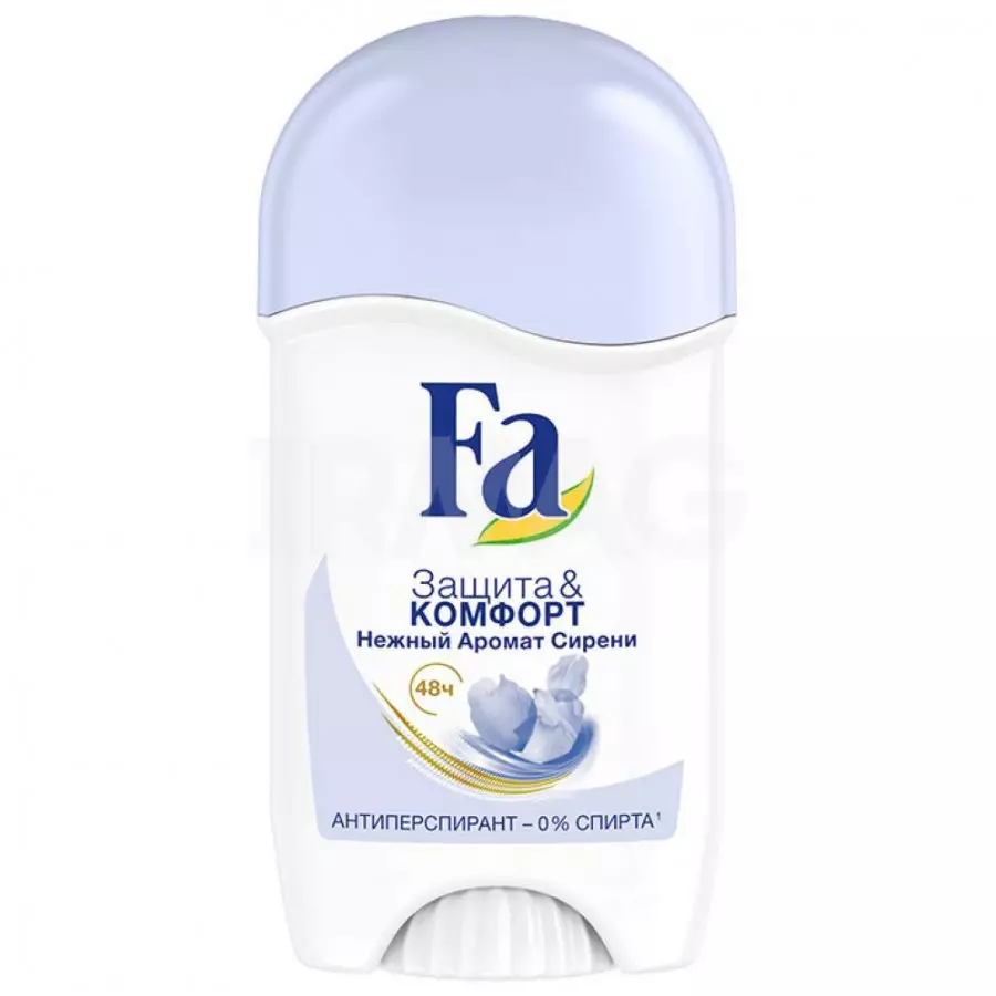 Deodorant FA: एल्युमिनियम salts, फिके-एन्टिपर्सपर्टंट्स 