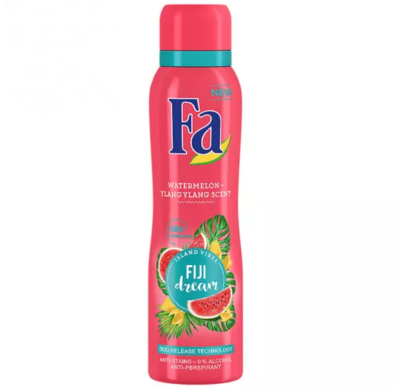 Deodorant Fa: Alüminyum tuzları olmayan top deodorantlar, spreyler-terlemeler-terlemeler 