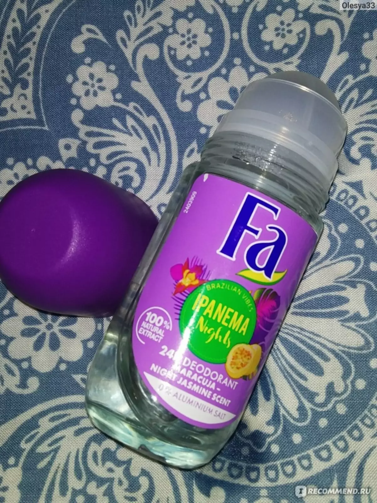 Deodorant Fa: Ball Deodorants Ilman alumiinisuolat, suihkeet-antiperspiranssit 