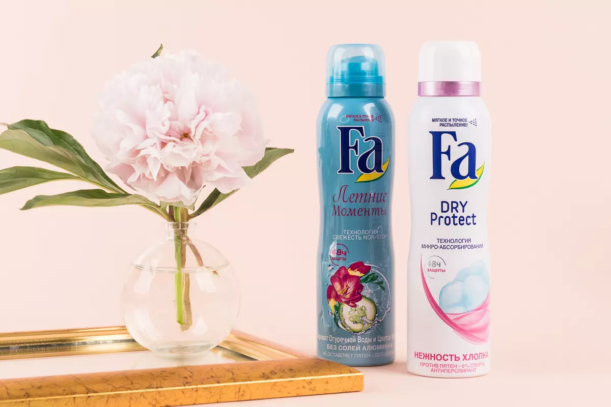 Desodorante FA: Desodorantes de bola sin sales de aluminio, aerosol-antiperspirantes 
