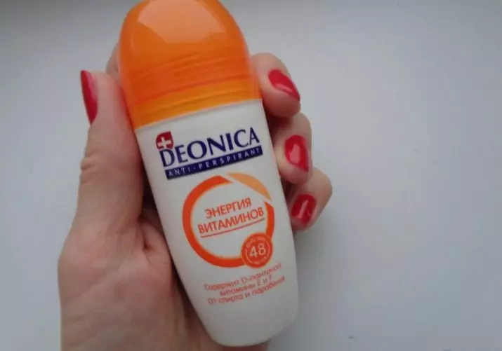 除臭剂Deonica（32张）：球除臭剂 - 妇女和其他产品的止汗剂，其成分。评论 4571_22