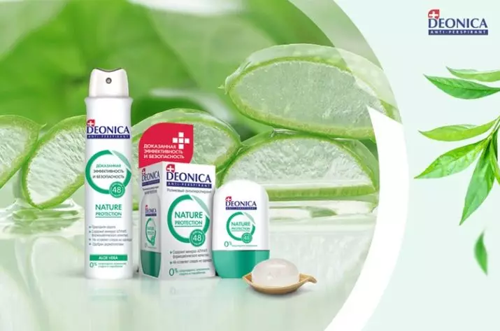 Deodorants Deonica (32 argazki): Ball Deodorants-Antiperspirants Emakumeentzako eta beste produktu batzuetarako, bere konposizioa. Berrikuspen 4571_7