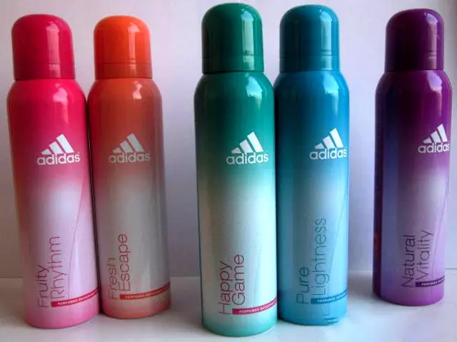 Adidas Deodoranty: Ženy a pánske loptičky a iné deodoranty-antiperspirans. Pripravte sa a CLIMACOOL, ICE DIVE A INÉ MOŽNOSTI. Recenzie 4572_32