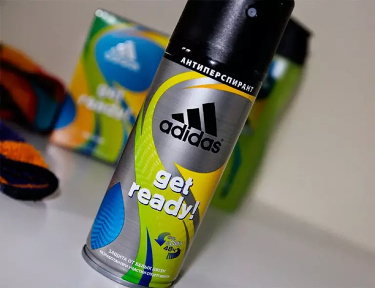 Adidas Deodorants: Bayan ve erkek topları ve diğer deodorantlar-antiperspirants. Hazır olun ve tırmanma, buz dalışı ve diğer seçenekler. Yorumlar 4572_6