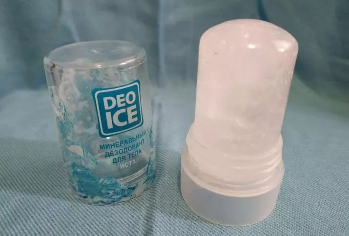 Deonorant deoloice: Makhalidwe a Deodorant-Crystal, ndemanga 4582_6