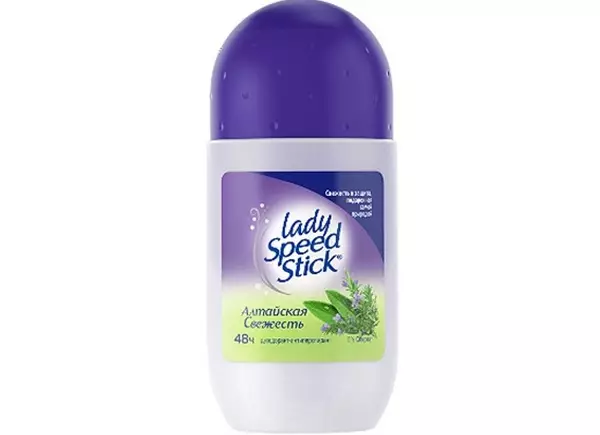 Senodorigi Lady Speed ​​Stick (23 fotoj): Komponado de solida antiperspiranto, ĝelo kaj seka ŝprucaĵo. Revizio de senodorigiloj 