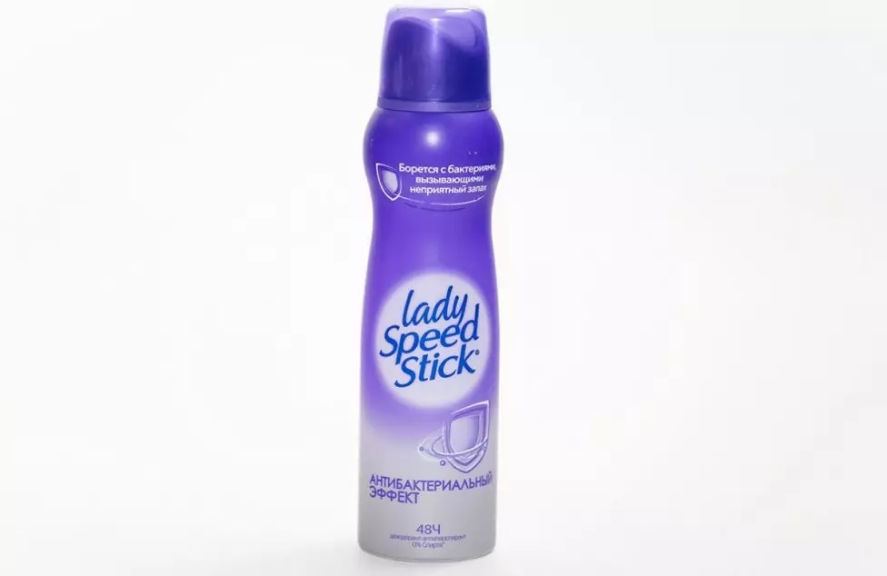 Дезодорант Lady Speed ​​стик (23 снимки): Състав на средство против изпотяване, гел и сух спрей. Преглед на Дезодоранти 