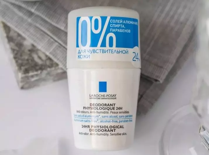 Deodorant La Roche-posy: Ibiranga spray de spray hamwe na roller antiperspirant, gusubiramo 4613_4