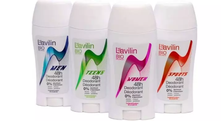 Lavilin deodorant: Il-kompożizzjoni tal-krema Iżraeljani antiperspirant u koxxa, reviżjonijiet tat-tobba 4653_18