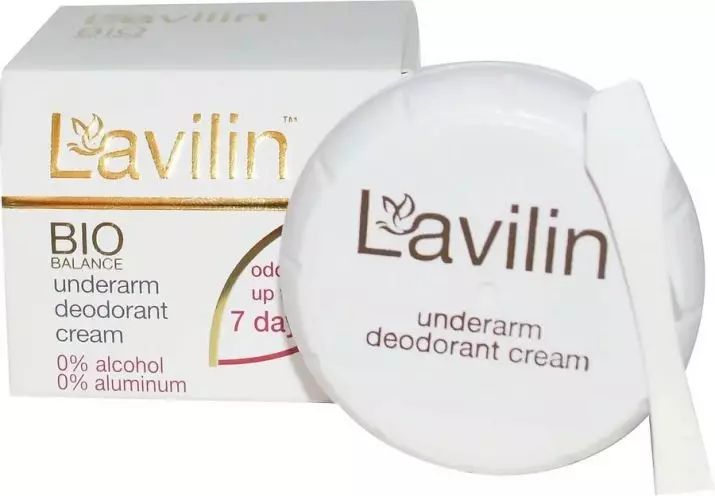 Lavilin desodorant: La composició antitranspirant de la crema i l'aixella israelià, les revisions dels metges 4653_20